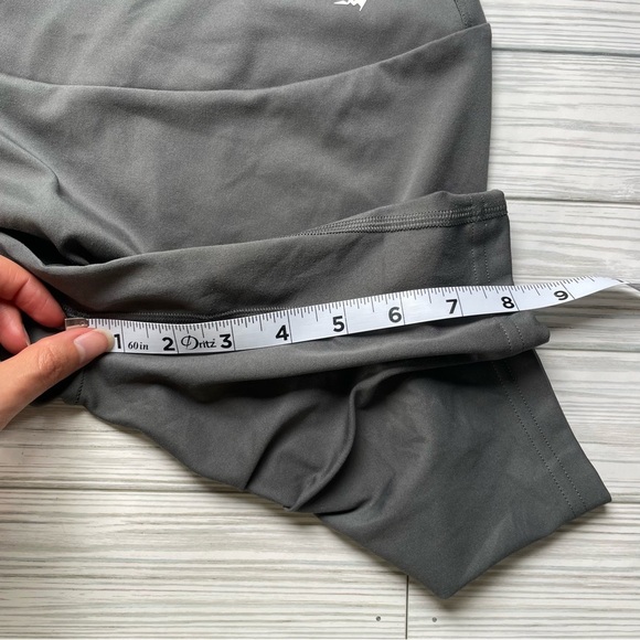 Gymshark Training Cycling Shorts - Charcoal Grey biker shorts athletic size med - Picture 9 of 11